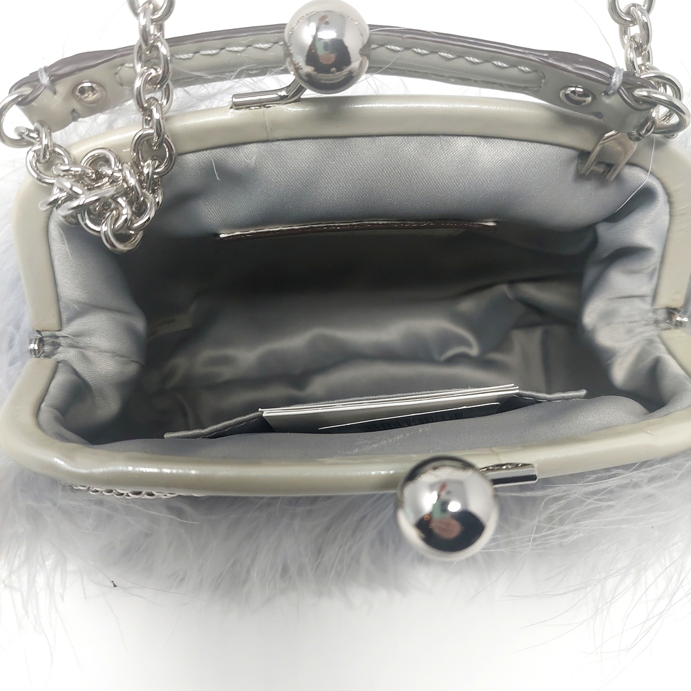RARE Limited Edition Y2K Coach Poppy  Feather Studded Shoulder Bag - Picture 6 of 10